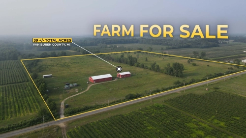 39 +/- Acres Van Buren County – Pasture & Barns